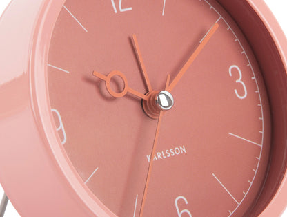 Monocle Alarm Clock - Blush Red