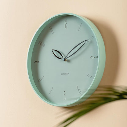 Petals Wall Clock - Misty Blue