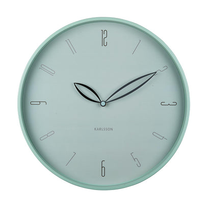 Petals Wall Clock - Misty Blue