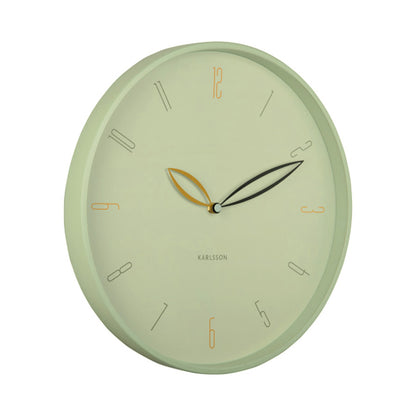 Petals Wall Clock - Grayed Jade