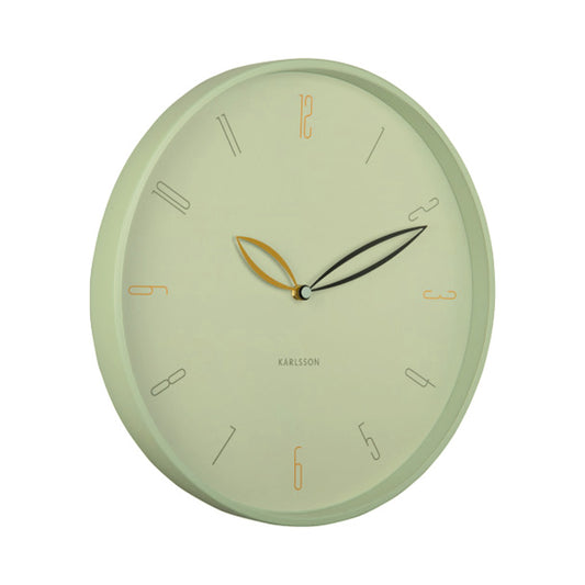 Petals Wall Clock - Grayed Jade