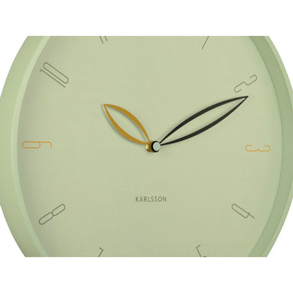 Petals Wall Clock - Grayed Jade