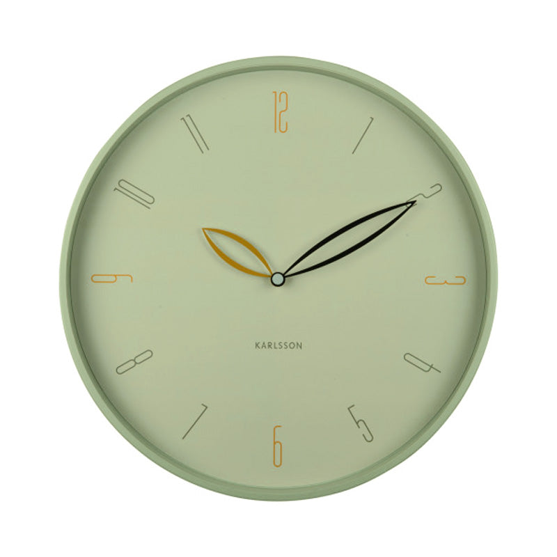 Petals Wall Clock - Grayed Jade
