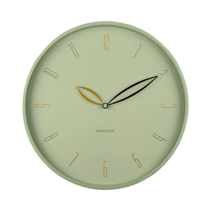Petals Wall Clock - Grayed Jade