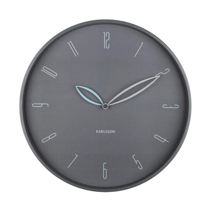 Petals Wall Clock - Dark Grey