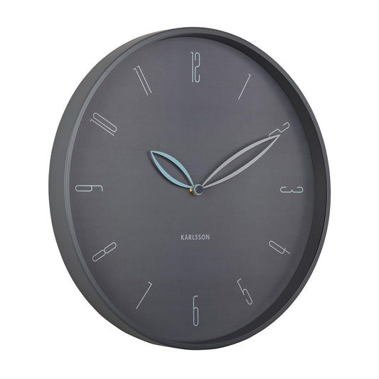 Petals Wall Clock - Dark Grey