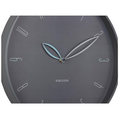 Petals Wall Clock - Dark Grey