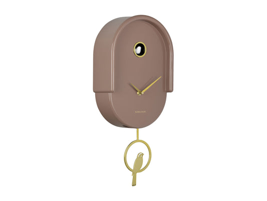 Tweet Clock - Mocha Brown