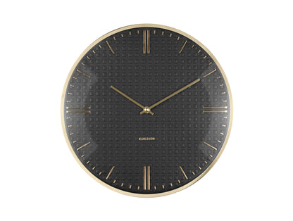 Riqueza Wall Clock - Black [PRE-ORDER JULY]
