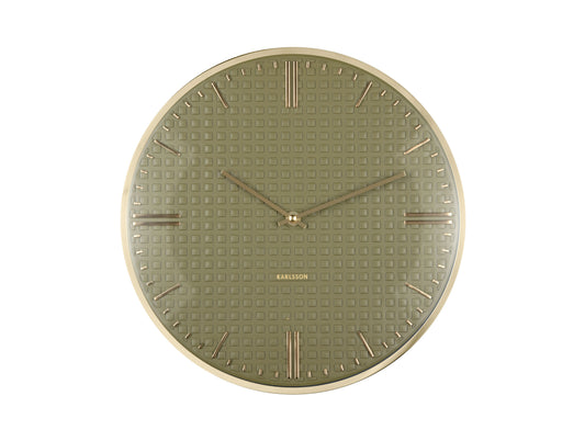 Riqueza Wall Clock - Luxury Green