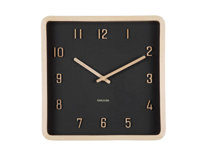 Nervadura Square Clock - Black [PRE-ORDER JULY]