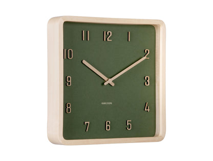 Nervadura Square Clock - Dark Green [PRE-ORDER JULY]