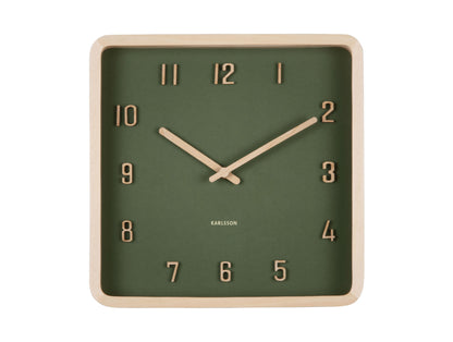 Nervadura Square Clock - Dark Green [PRE-ORDER JULY]