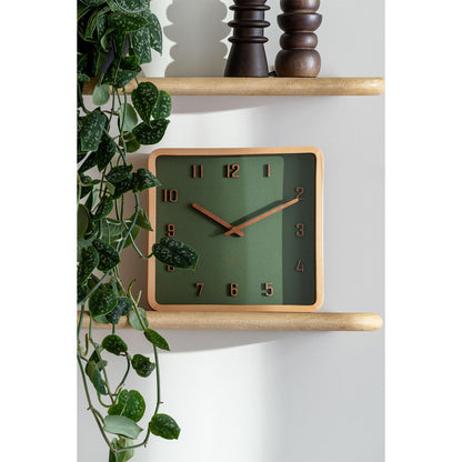 Nervadura Square Clock - Dark Green [PRE-ORDER JULY]
