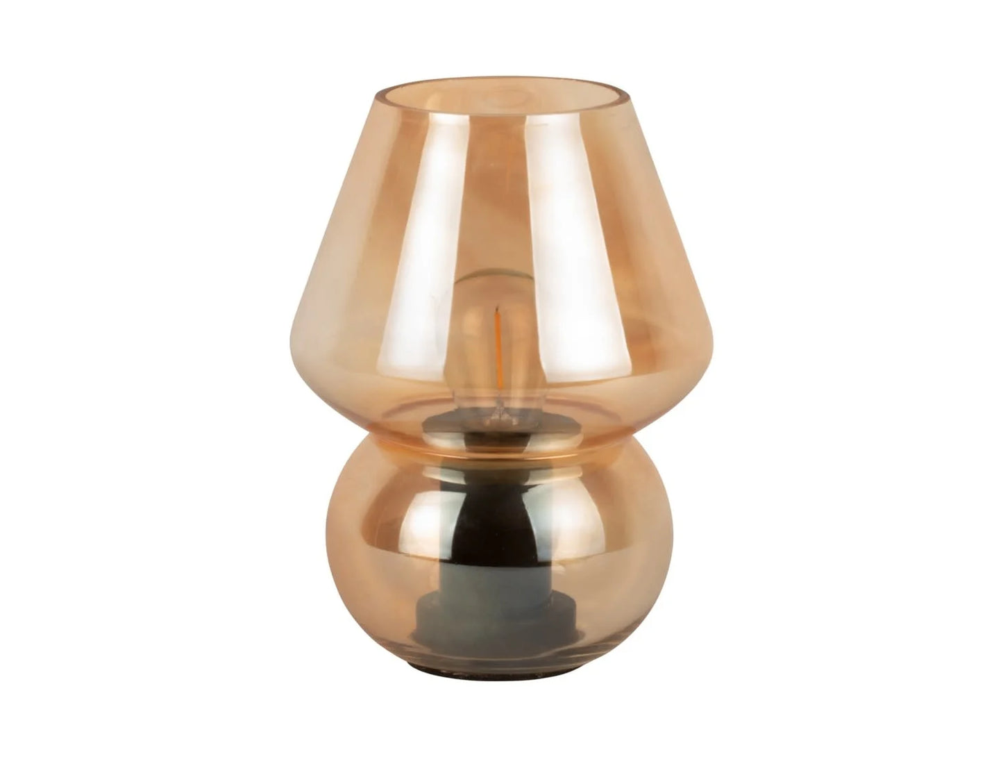 Table Lamp Vintage LED - Amber Brown