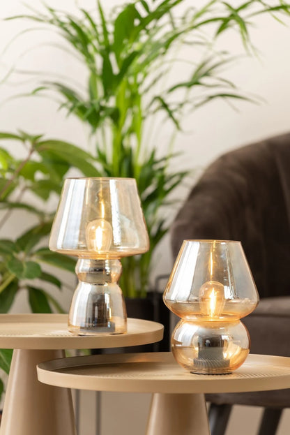 Table Lamp Vintage LED - Amber Brown