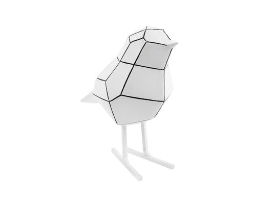 Small Bird Statue - White