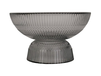 Posh Glass Bowl - Medium Black