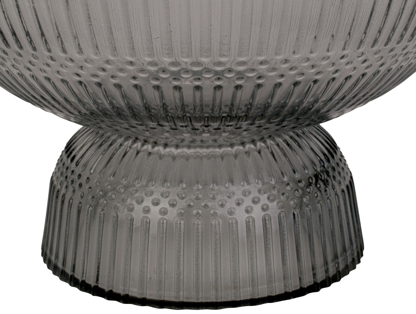 Posh Glass Bowl - Medium Black
