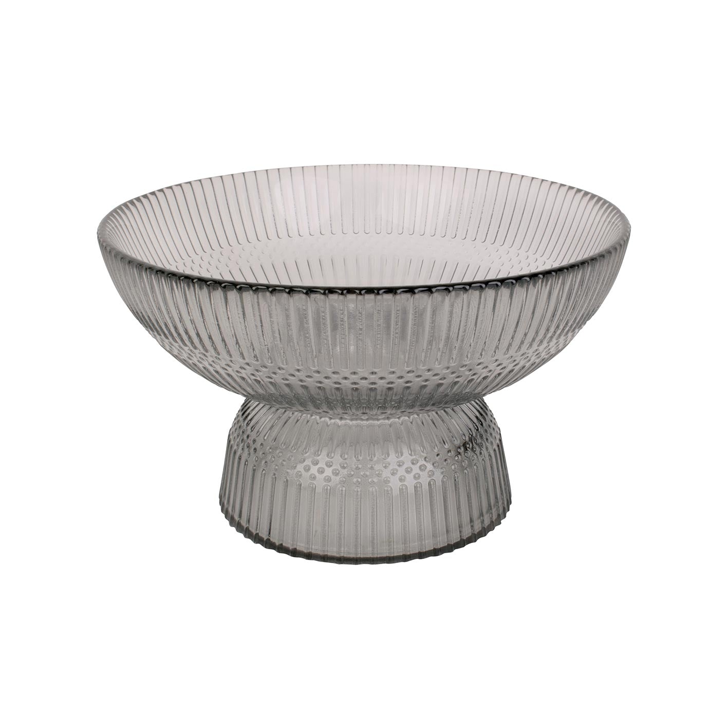 Posh Glass Bowl - Medium Black