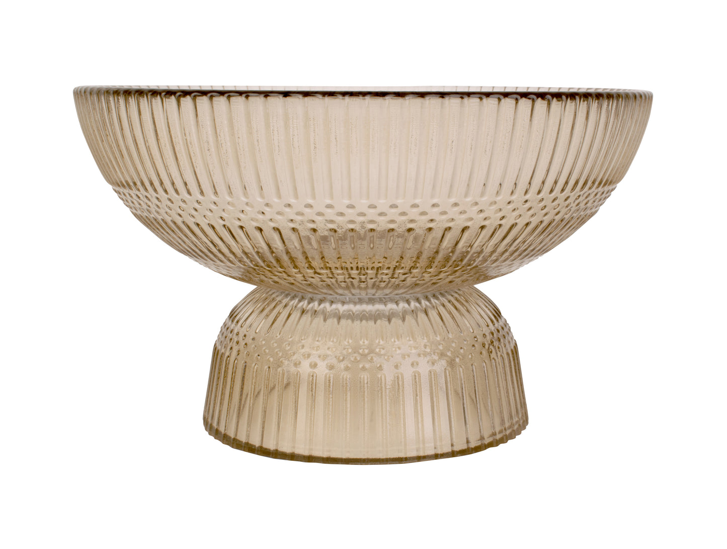 Glass Posh Bowl - Medium Sand