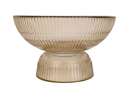 Glass Posh Bowl - Medium Sand