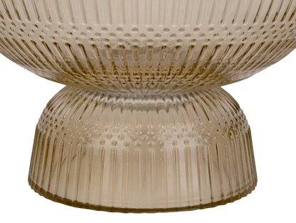 Glass Posh Bowl - Medium Sand