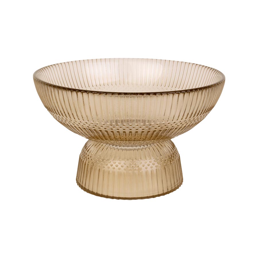 Glass Posh Bowl - Medium Sand