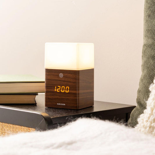 Frosted LED & Light - Dark Wood